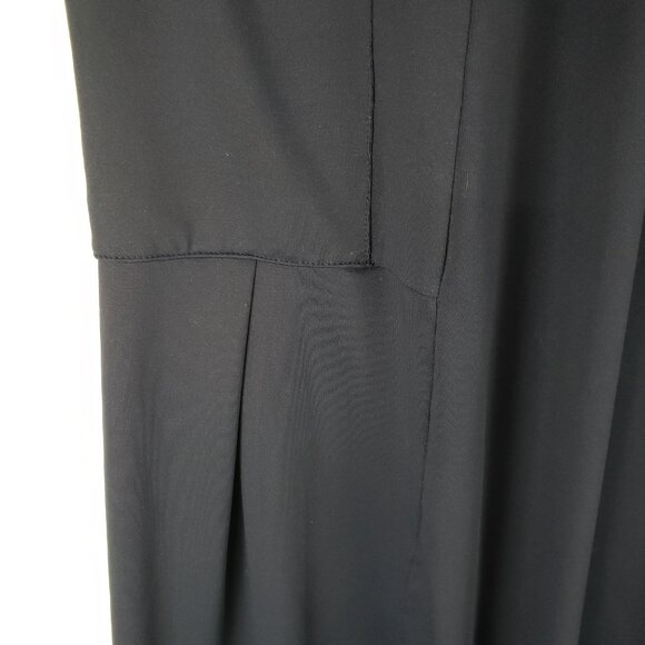 Halara Wide Leg Cargo Pants Pull On Navy Blue Palazzo Flowy Drawstring Size 2X - Picture 4 of 8